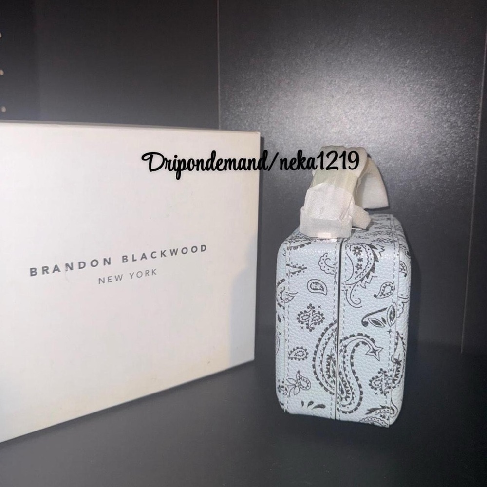 Brandon Blackwood Mini Kendrick Trunk- Powder Blue Bandana - Picture 6 of 9